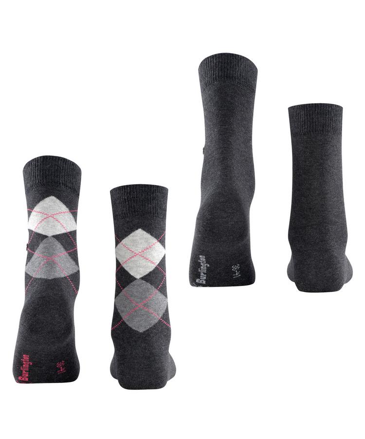 Burlington Burlington Everyday Mix SO 2-Pack Socken Damen - anthra.mel (3081) - 0 | SportScheck