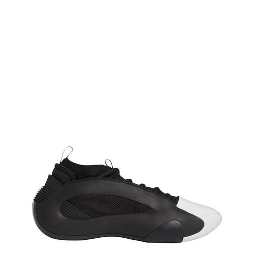 Rückansicht von adidas Harden Volume 8 Basketballschuh Sneaker Core Black / Cloud White / Cobalt Blue