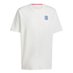 adidas Ajax Seasonal Graphic T-Shirt Fanshirt Herren Off White
