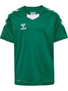 hummel hmlCORE XK POLY JERSEY S/S KIDS Funktionsshirt Kinder EVERGREEN