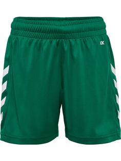 hummel hmlCORE XK POLY SHORTS KIDS Funktionsshorts Kinder EVERGREEN