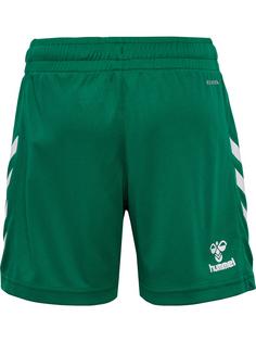 Rückansicht von hummel hmlCORE XK POLY SHORTS KIDS Funktionsshorts Kinder EVERGREEN