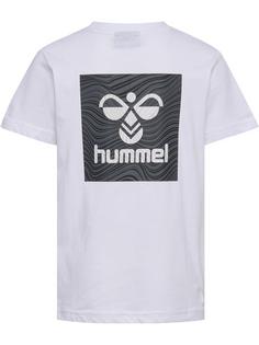 Rückansicht von hummel hmlOFFGRID TEE S/S KIDS Funktionsshirt Kinder WHITE/FORGED IRON