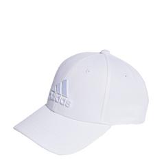 adidas Big Tonal Logo Baseball Kappe Cap White