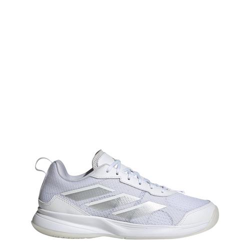 Rückansicht von adidas Avaflash Low Tennisschuh Sneaker Cloud White / Cloud White / Silver Metallic