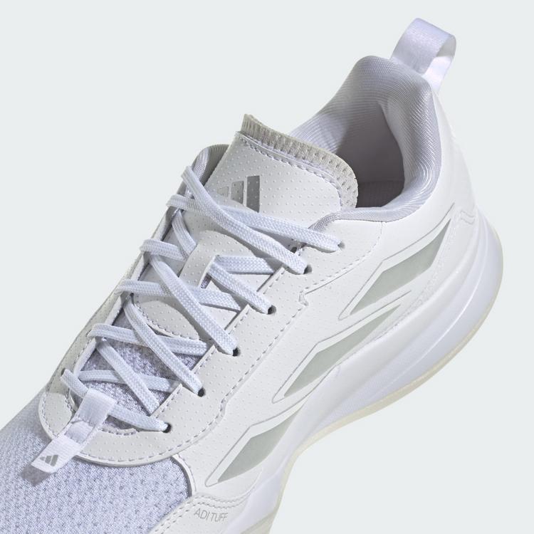 adidas adidas Avaflash Low Tennisschuh Tennisschuhe - Cloud White / Cloud White / Silver Metallic - 7 | SportScheck