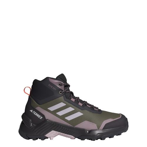 Rückansicht von adidas Eastrail 2.0 Mid RAIN.RDY Wanderschuh Wanderschuhe Damen Olive Strata / Silver Dawn / Amber Tint