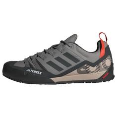 adidas TERREX Swift Solo 2.0 Wanderschuh Wanderschuhe Damen Charcoal Solid Grey / Carbon / Wonder Beige