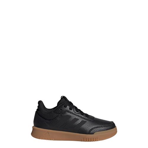 Rückansicht von adidas Tensaur Sport Training Lace Schuh Sneaker Kinder Core Black / Core Black / Beige