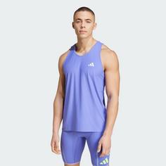 Rückansicht von adidas Own the Run Tanktop Tanktop Herren Semi Cobalt Blue