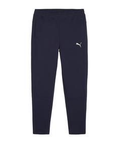 PUMA teamFINAL Casuals Jogginghose Damen Fußballshorts Damen dunkelblausilber