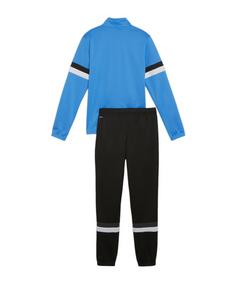 Rückansicht von PUMA teamRISE Trainingsanzug Kids Trainingsanzug Kinder dunkelblauschwarz