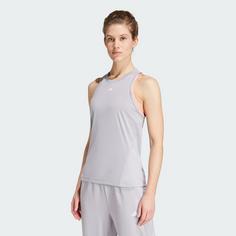 Rückansicht von adidas Designed for Training Tanktop Funktionstank Damen Glory Grey