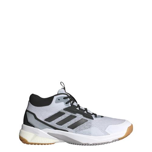 Rückansicht von adidas Crazyflight 5 Mid Indoor Schuh Fitnessschuhe Herren Cloud White / Core Black / Grey Two