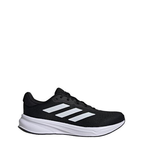 Rückansicht von adidas Response Laufschuh Laufschuhe Core Black / Cloud White / Core Black