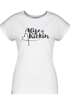 ALIFE AND KICKIN EnidAK P T-Shirt Damen brilliant white