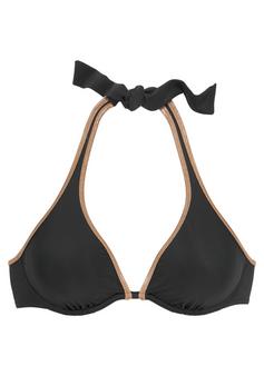 BRUNO BANANI Bügel-Bikini-Top Bikini Oberteil Damen schwarz