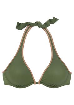 BRUNO BANANI Bügel-Bikini-Top Bikini Oberteil Damen oliv