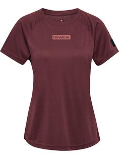 Newline nwlCHARGE MESH T-SHIRT W Funktionsshirt Damen DECADENT CHOCOLATE