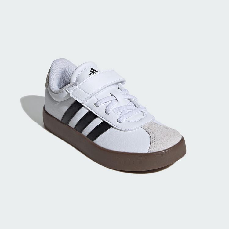 adidas adidas VL COURT 3.0 EL C Sneaker Kinder - ftwr white-core black-grey one - 3 | SportScheck