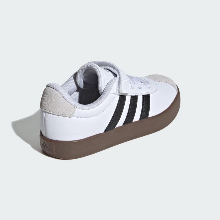 adidas adidas VL COURT 3.0 EL C Sneaker Kinder - ftwr white-core black-grey one - 4 | SportScheck