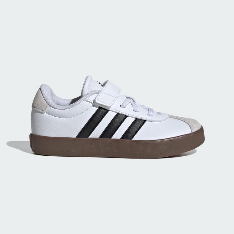adidas adidas VL COURT 3.0 EL C Sneaker Kinder - ftwr white-core black-grey one - 6 | SportScheck