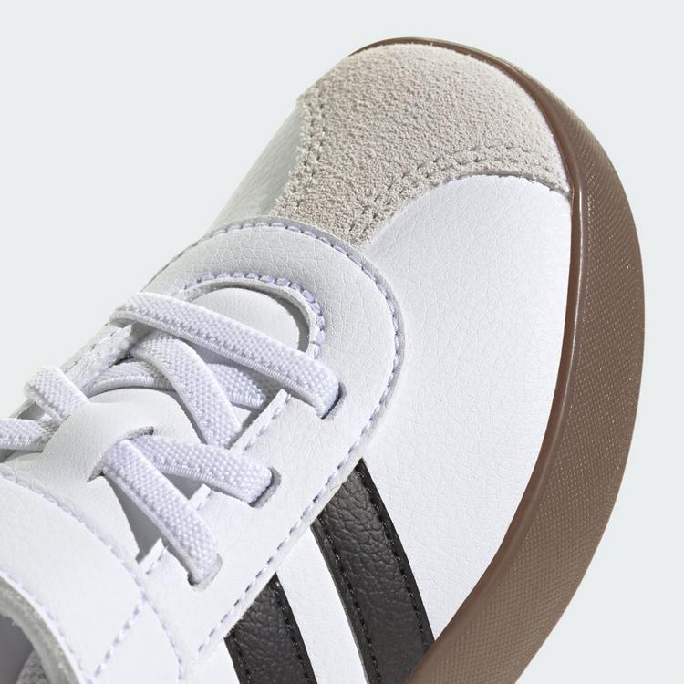 adidas adidas VL COURT 3.0 EL C Sneaker Kinder - ftwr white-core black-grey one - 8 | SportScheck