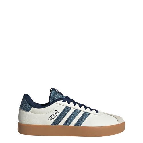 Rückansicht von adidas VL Court 3.0 Schuh Sneaker Damen Off White / Night Indigo / Gum