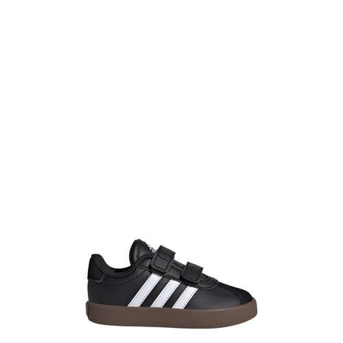 Rückansicht von adidas VL Court 3.0 Kids Schuh Sneaker Kinder Core Black / Cloud White / Core Black