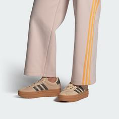 Rückansicht von adidas VL Court Bold Schuh Sneaker Damen Crystal Sand / Cream White / Gum