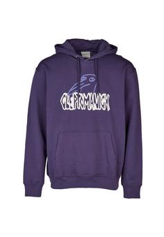 Cleptomanicx Krooked Gulls Hoodie Herren Gothic Grape