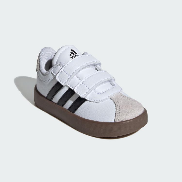 adidas adidas VL Court 3.0 Kids Schuh Sneaker Kinder - Cloud White / Core Black / Grey One - 3 | SportScheck