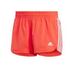 adidas Pacer 3-Streifen Woven Shorts Funktionsshorts Damen Bright Red / White