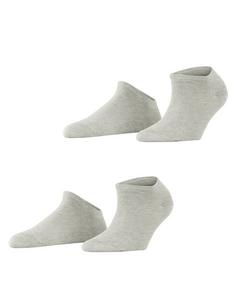 ESPRIT Uni  2-Pack Freizeitsocken Damen grey/red (3821)