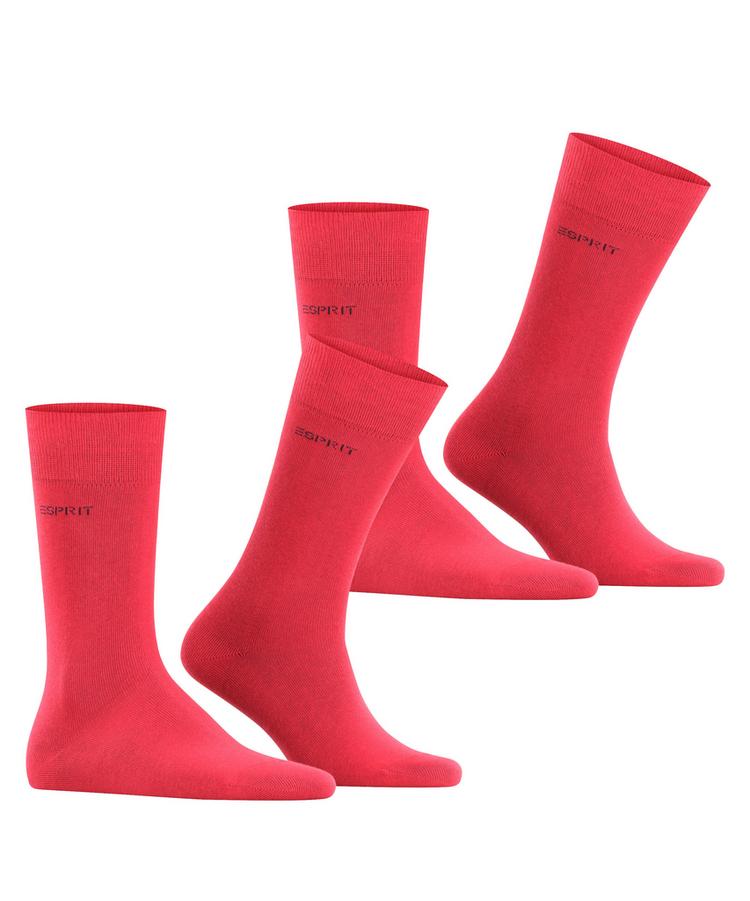ESPRIT ESPRIT Basic Uni SO 2-Pack Socken Herren - red pepper (8074) - 0 | SportScheck