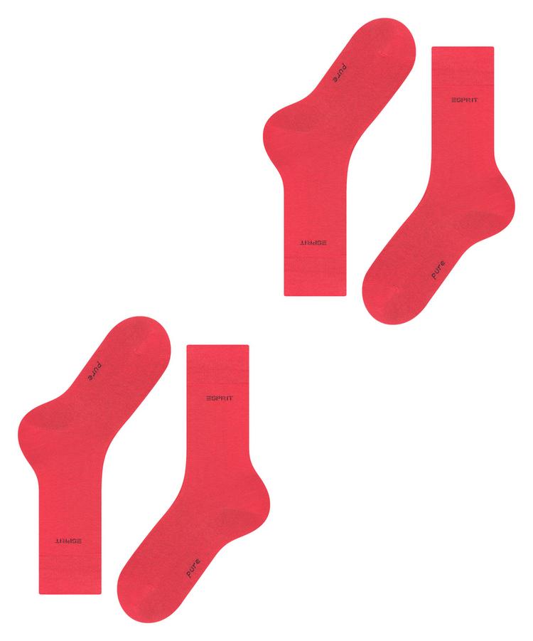 ESPRIT ESPRIT Basic Uni SO 2-Pack Socken Herren - red pepper (8074) - 2 | SportScheck