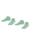 ESPRIT Foot Logo SN  2-Pack Socken Kinder - jade (7188)