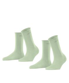 ESPRIT Basic Pure SO 2-Pack Freizeitsocken Damen light green (7313)