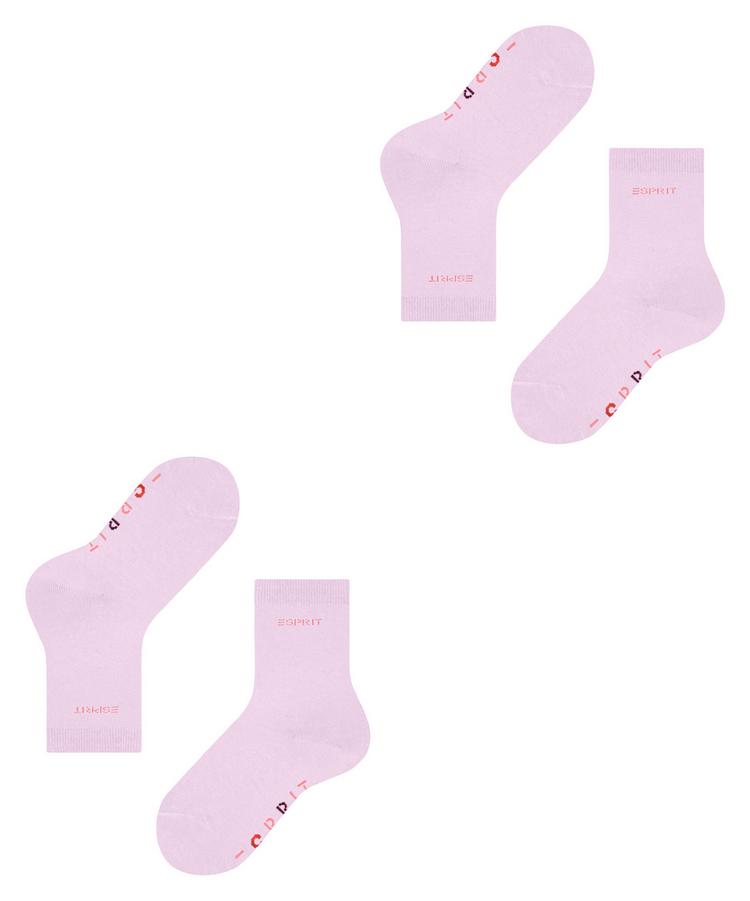 ESPRIT ESPRIT Foot Logo SO  2-Pack Socken Kinder - rose (8738) - 2 | SportScheck
