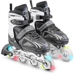 Apollo Super Blades LED Inline-Skates schwarz