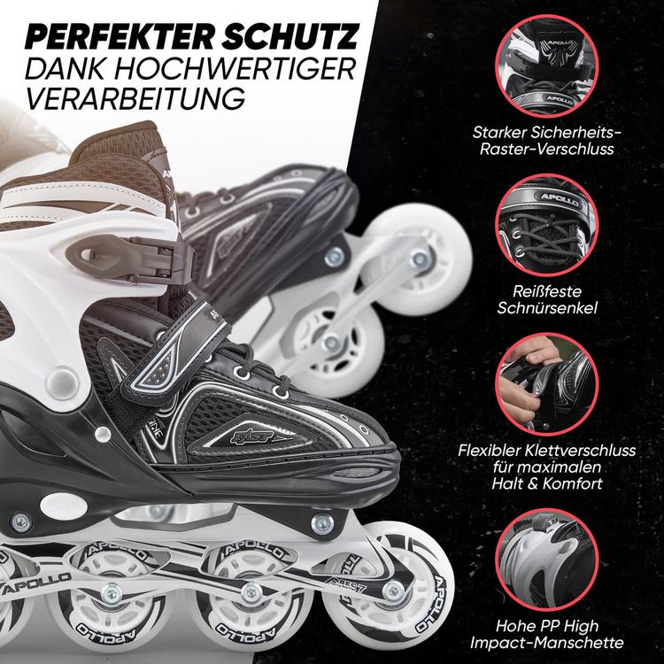 Apollo Apollo Super Blades LED Inline-Skates - schwarz - 2 | SportScheck