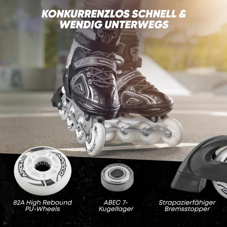 Apollo Apollo Super Blades LED Inline-Skates - schwarz - 3 | SportScheck
