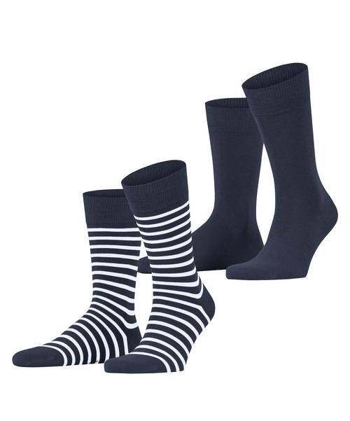 ESPRIT Fine Stripe  2-Pack Socken Herren
