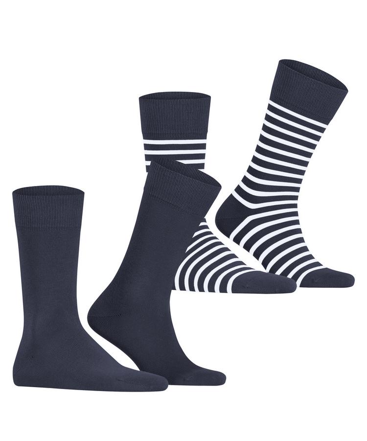 ESPRIT ESPRIT Fine Stripe  2-Pack Socken Herren - space blue (6116) - 0 | SportScheck