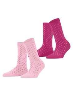ESPRIT Fine Dot  2-Pack Freizeitsocken Damen sortiment (0020)