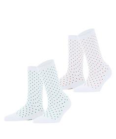 ESPRIT Fine Dot  2-Pack Freizeitsocken Damen sortiment (0030)