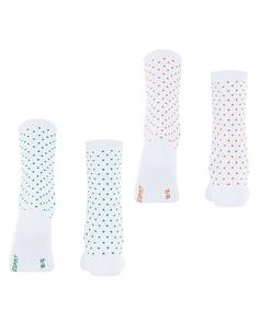 Rückansicht von ESPRIT Fine Dot  2-Pack Freizeitsocken Damen sortiment (0030)