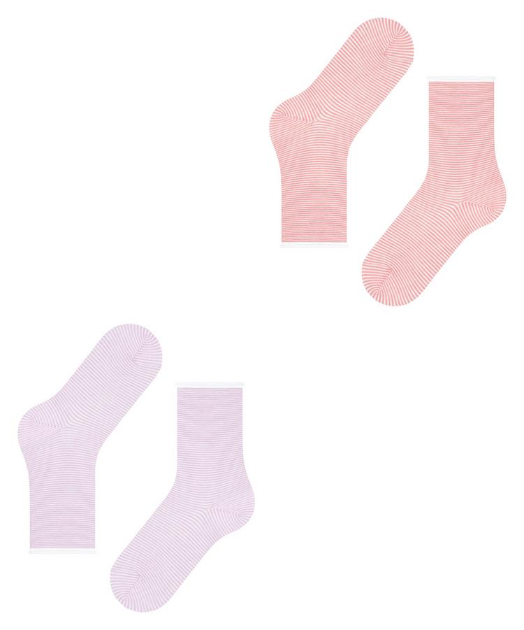 ESPRIT ESPRIT Allover Stripe  2-Pack Socken Damen - sortiment (0050) - 2 | SportScheck