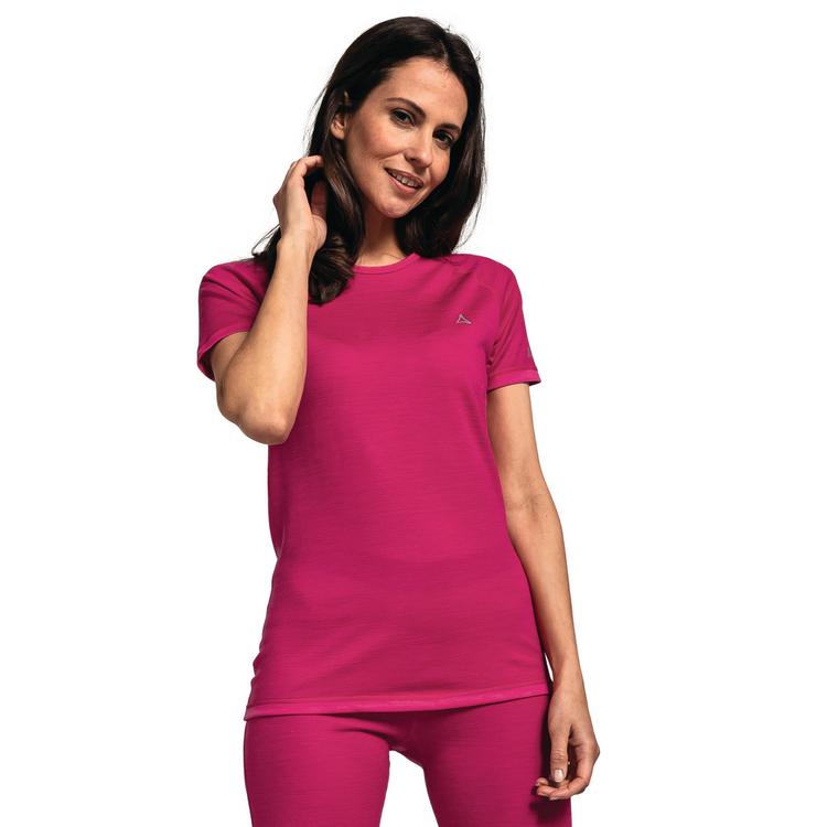 Sch&ouml;ffel Sch&ouml;ffel Ski Merino Sport Shirt 1/2 Arm W Funktionsshirt Damen - raspberry sorbet - 3 | SportScheck