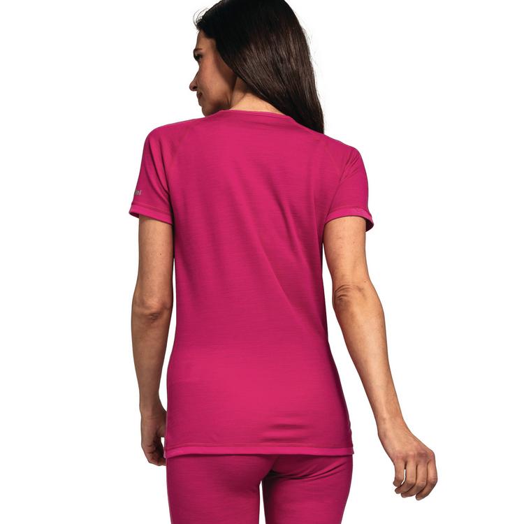 Sch&ouml;ffel Sch&ouml;ffel Ski Merino Sport Shirt 1/2 Arm W Funktionsshirt Damen - raspberry sorbet - 4 | SportScheck